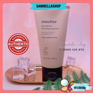 [Mẫu 2019] Sữa rửa mặt innisfree Tro núi lửa