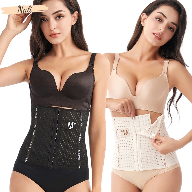 Đai nịt bụng, gen nịt bụng 4 thanh chống cuộn, 6 nấc cài , đai nịt bụng giảm mỡ sau sinh NL010