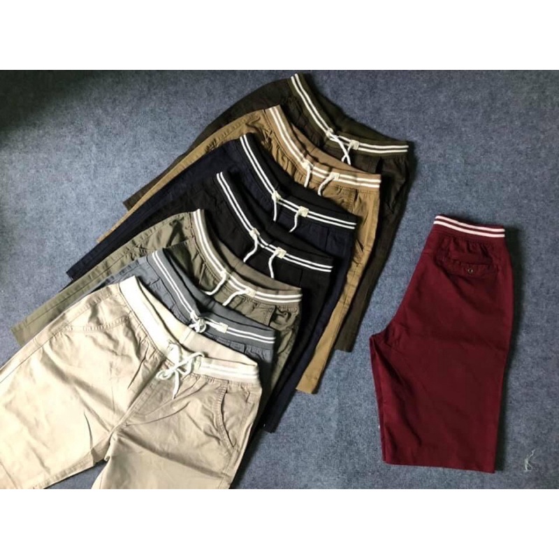 Quần sọt kaki nam Lưng thun  LD97