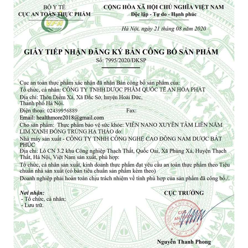 Xuyên Tâm Liên xịt họng