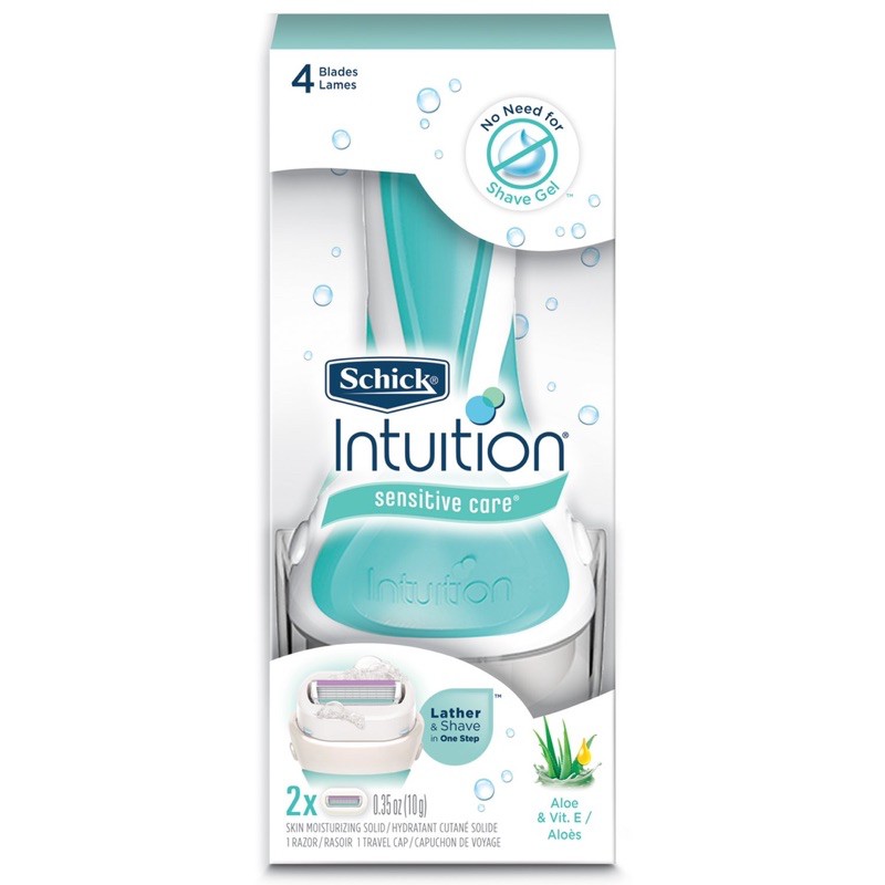 DAO CẠO BƠ SCHICK INTUITION TRÁNH MA SÁT, TỔN THƯƠNG DA