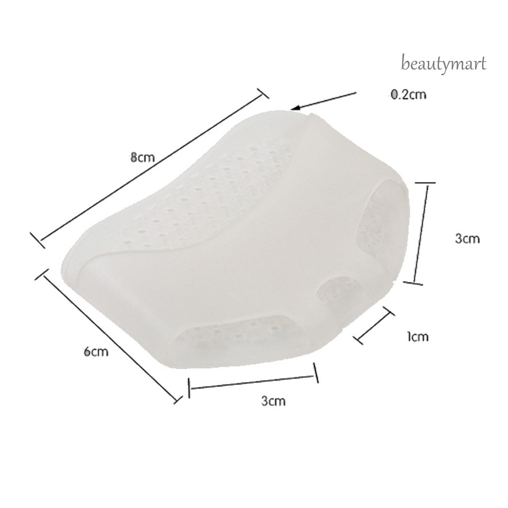 [Hàng mới về] Bộ 2 cặp miếng lót bàn chân trước bằng silicon tổ ong mềm khi mang giày cao gót