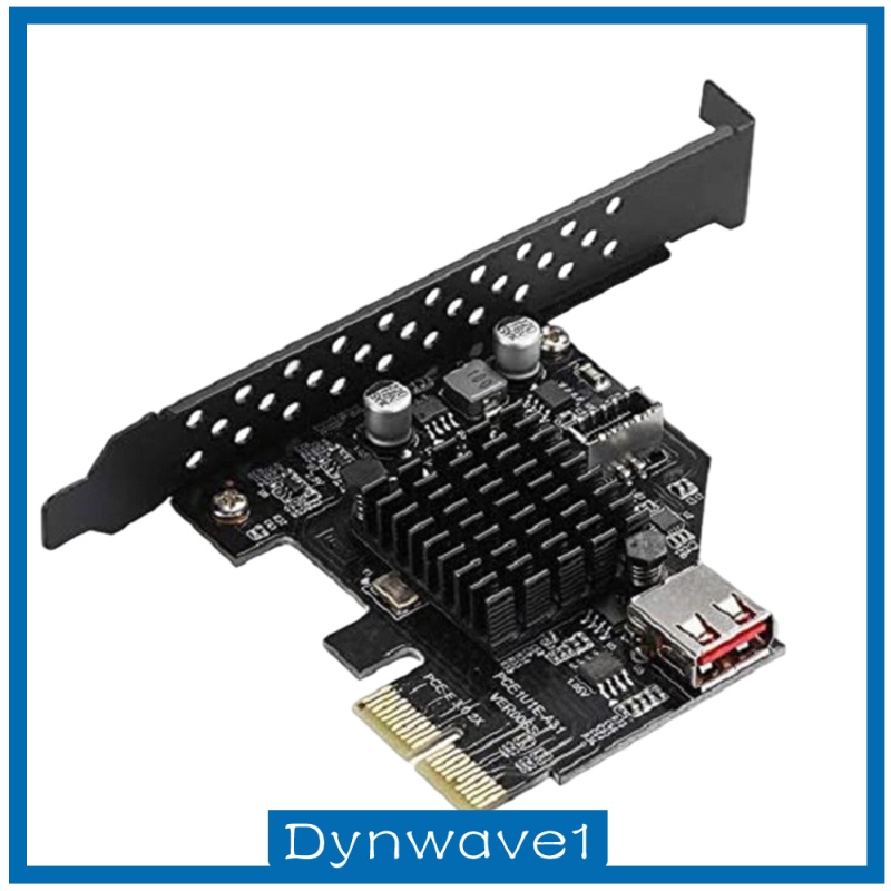 [DYNWAVE1] USB3.1 2-Port Expansion Card Front Panel Connector 10 Gbit/s for Desktop PCs