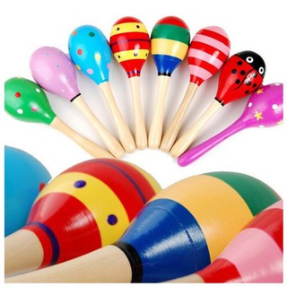 Đồ Chơi Xúc Xắc Gỗ Đầu Tròn Cho Bé