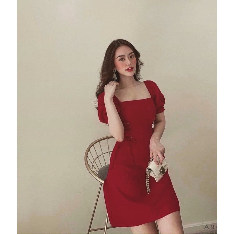 VÁY TRẮNG NỮ DỰ TIỆC DẠO PHỐ SIÊU XINH ✅HÀNG CAO CẤP-RẺ NHẤT SHOPEE ✅VÁY TRẮNG TAY NGẮN ĐAN CHÉO 2 BÊN EO SIÊU TÔN DÁNG | BigBuy360 - bigbuy360.vn