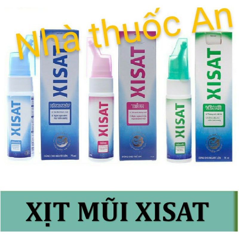 (chọn màu) Xisat dung dịch rữa mũi nước biển sâu