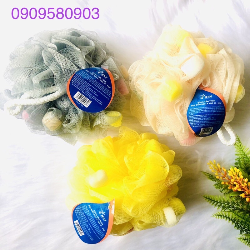 🌙 Bông tắm tròn bọt biển Bella⭐️