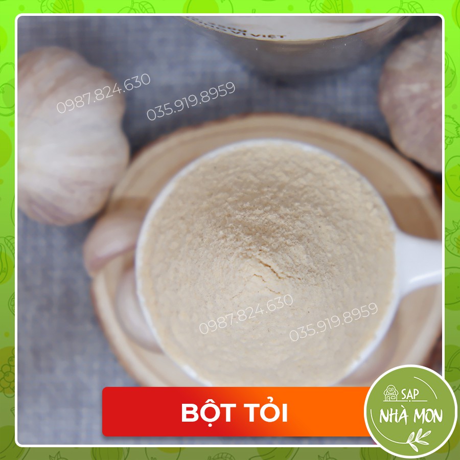 250g Bột Tỏi Khô Nguyên Chất - Bột Tỏi Ướp Thịt Tẩm Ướp Thức Ăn - Bột Hành Tỏi Kinh Môn Hải Dương Loại 1