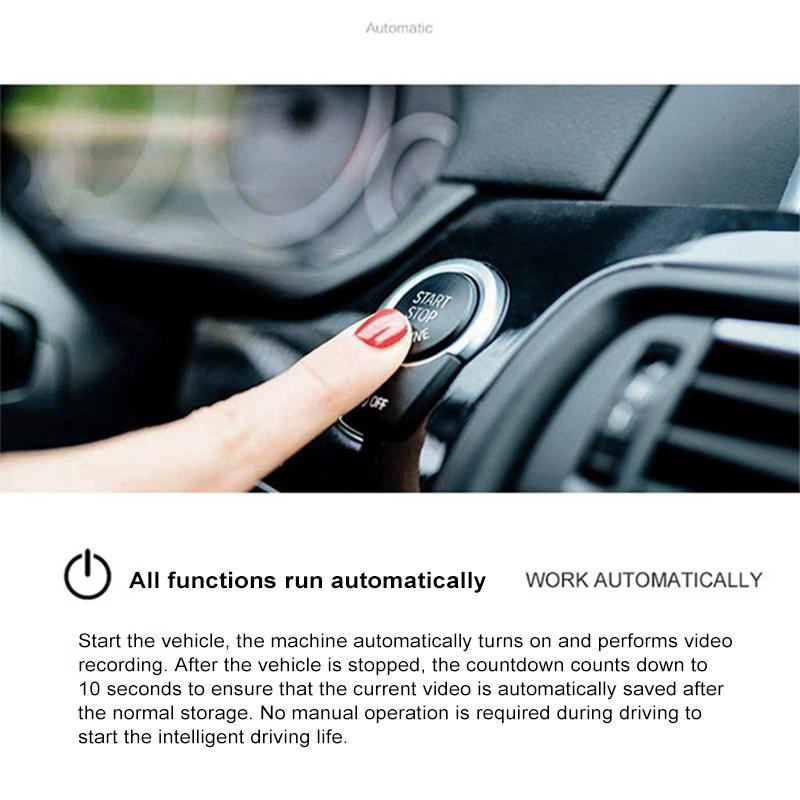 Gương Chiếu Hậu camera Sau 4.5" HD 1080p 3 Trong 1 Cho Ô Tô dvr 3 Trong 1 4K | BigBuy360 - bigbuy360.vn