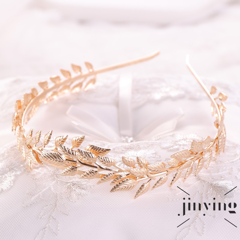 GETNOIVAS Cài tóc hình chiếc lá đính đá thanh lịch dành cho nữ