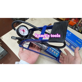Bơm hơi đạp chân 1 xilanh Cmart model L0001, bơm xe đạp ô tô
