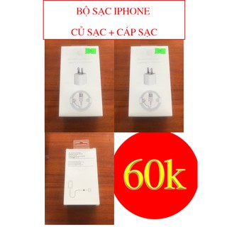 Bộ sạc iphone có hộp củ sạc + cáp sạc