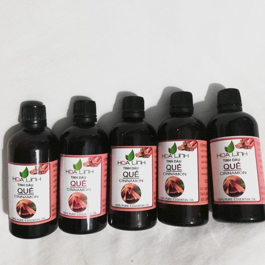 5 Chai Tinh dầu Quế Hoa Linh xông phòng, khử mùi 100ml