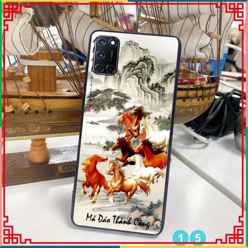Ốp lưng in kính cường lực 3D sáng đẹp, sắc nét họa tiết hình rồng vàng cho máy điện thoại OPPO A52 - OPPO A92