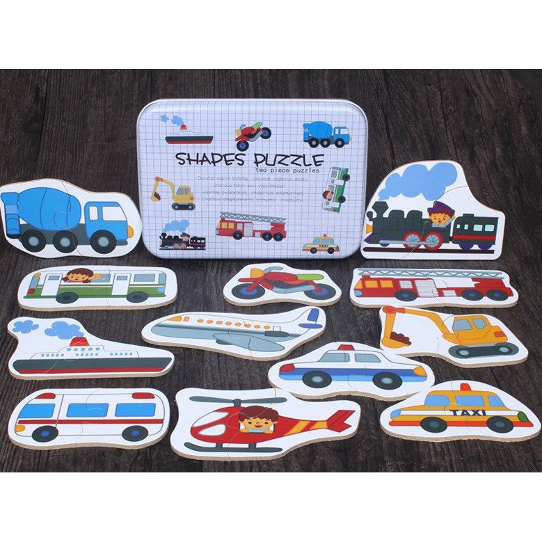 [ĐỒ_CHƠI_GIÁ_TỐT] ghép hình puzzle 2 mảnh gỗ