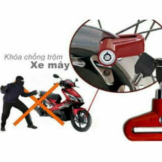 Khóa Đĩa Chống Trộm Xe Máy ( Chắc Chắn )