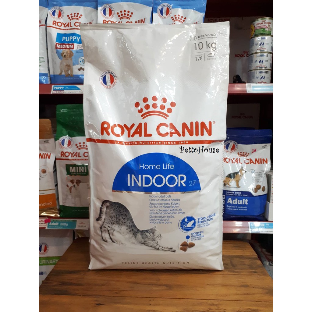 2kg(❁´◡`❁)ROYAL CANIN INDOOR Dành cho mèo trưởng thành trên 12 tháng tuổi - ít vận động.