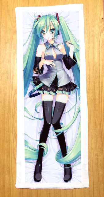 Gối ôm hatsune miku dài 40x1m ruột bông hàn quốc