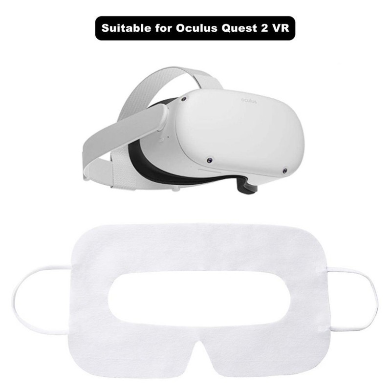 (Hàng Mới Về) Mặt Nạ Cotton Dùng Một Lần Cho Kính Thực Tế Ảo Oculus Quest 2