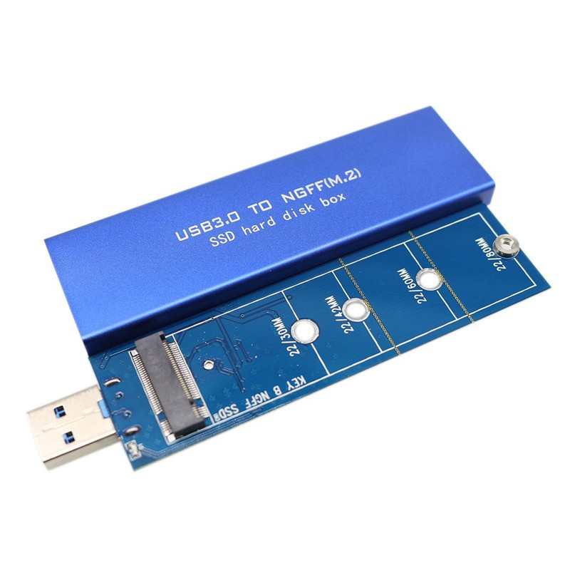 USB3.0 TO M.2 NGFF SSD 42mm Aluminium / 30mm 22 Enclosure | BigBuy360 - bigbuy360.vn