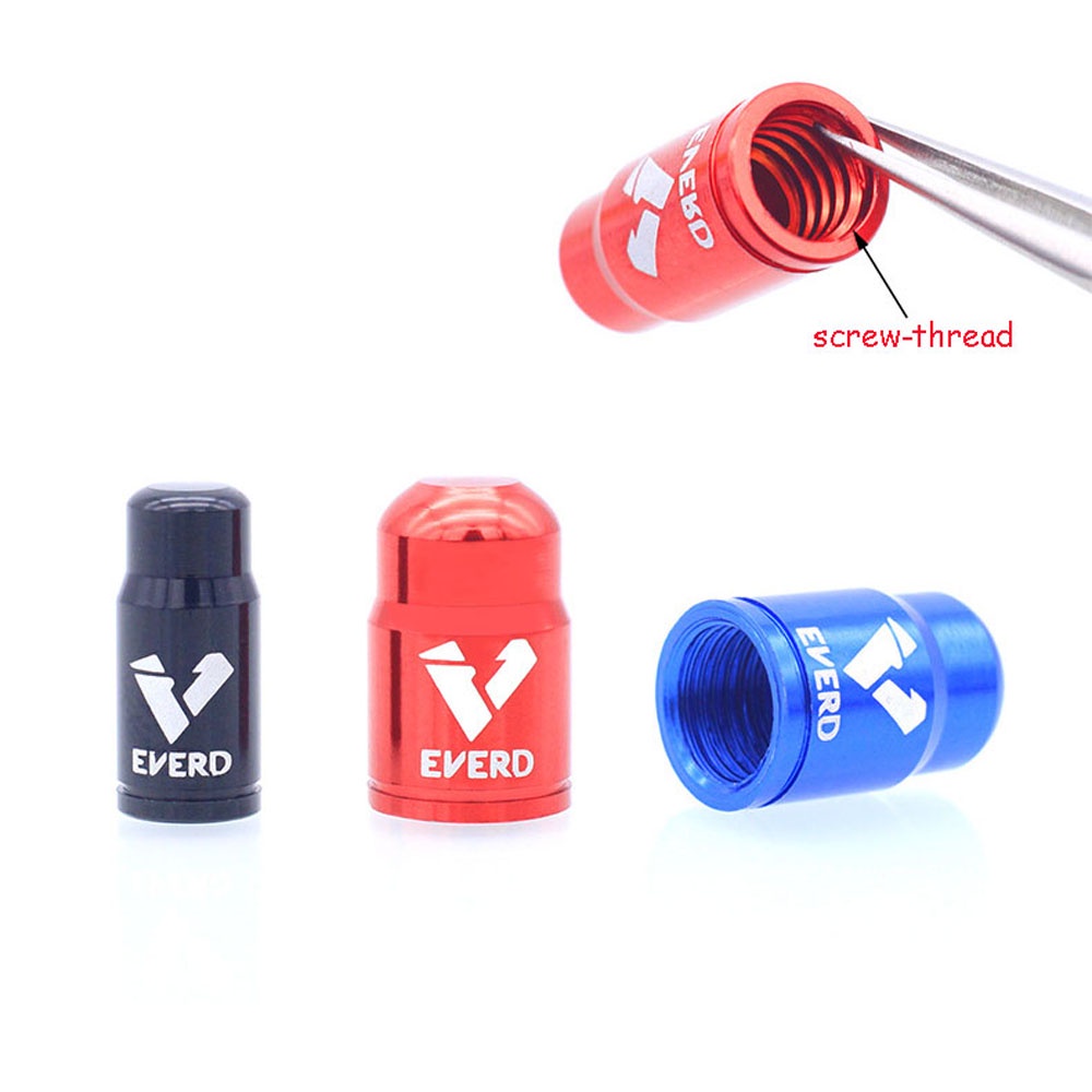 Nắp van bánh xe đạp bằng nhôm siêu nhẹ chống bụi nhiều màu tiện dụng