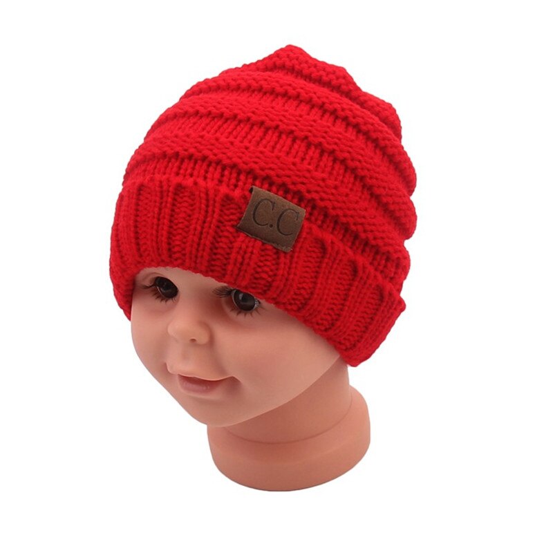 MezyTicky Mùa đông trẻ em móc mũ len ấm áp mũ len trẻ em bé trai bé gái Dệt kim làm bằng tay Len Mũ acrylic cho bé dày Bảo vệ mũ