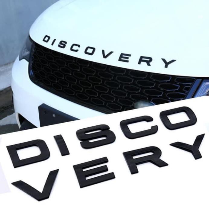 Chữ nổi Discovery dán nắp capo, Tem Discovery trang trí ô tô. | BigBuy360 - bigbuy360.vn