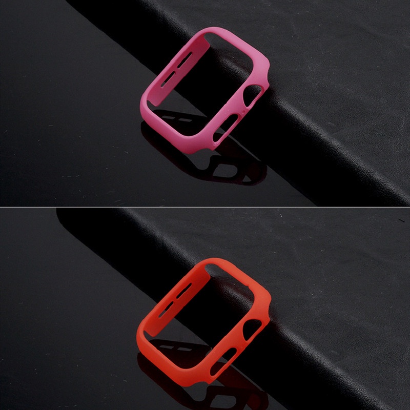 Ốp Bảo Vệ Bằng PC Cứng Mặt Nhám Cho Apple Watch 45mm 41mm 38mm 42mm 40mm 44mm SE 7 6 5 4 3