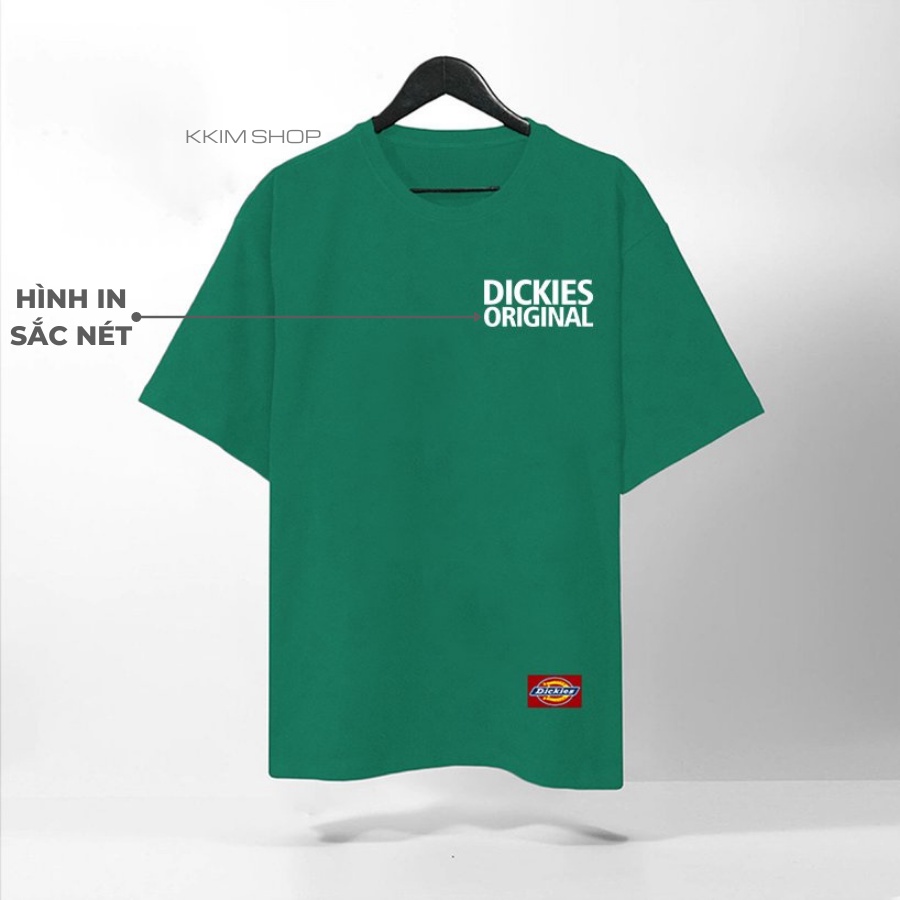 Áo Thun Tay Lỡ Dickies, áo phông Unisex nam nữ Form rộng oversize, chất liệu Cotton. KKIMShop