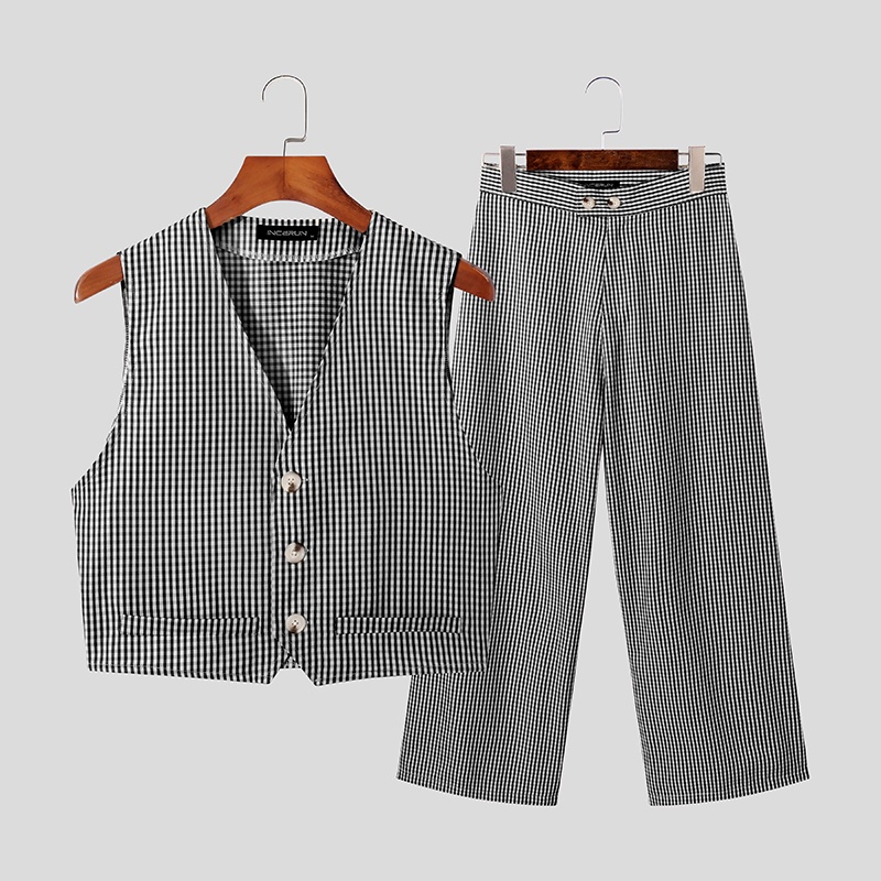 Set Quần Dài Và Áo Ghi Lê Thời Trang Lịch Lãm Cho Nam