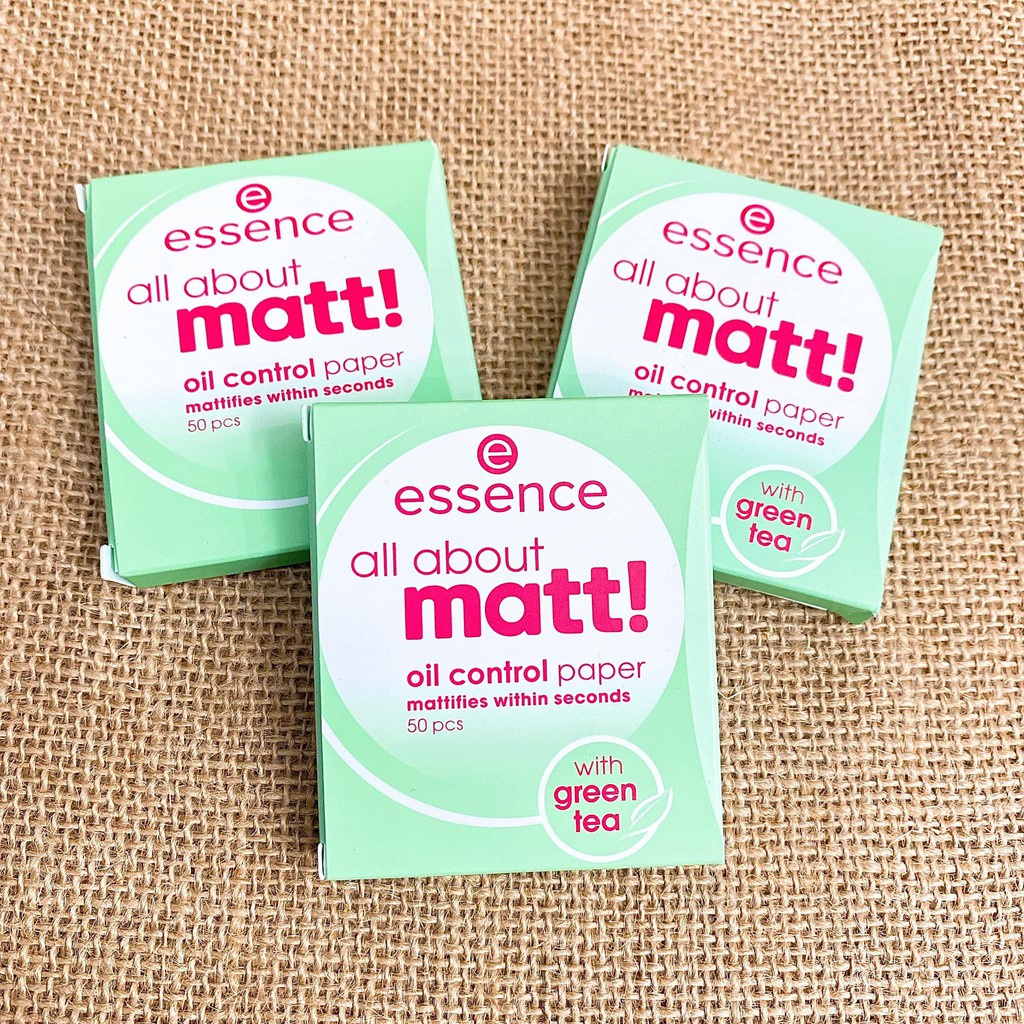 Giấy thấm dầu Matt Oil Control Paper Essence  50 chiếc - Shop Dalavii