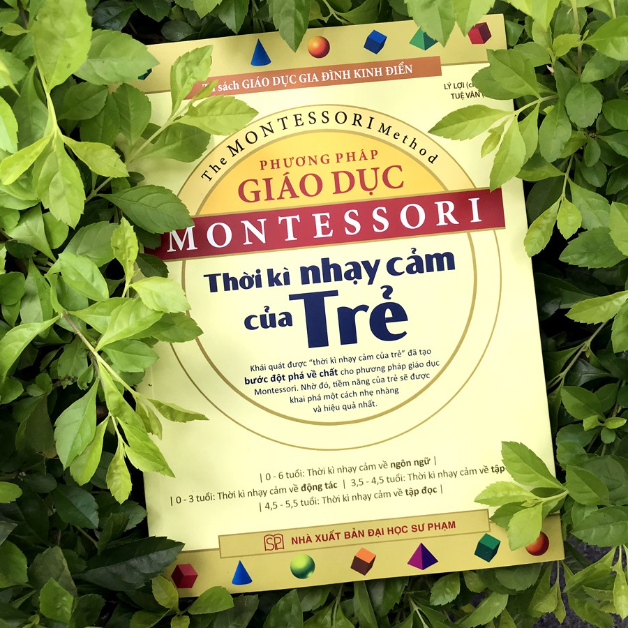 Sách - Phương Pháp Giáo Dục Montessori - Thời Kỳ Nhạy Cảm Của Trẻ