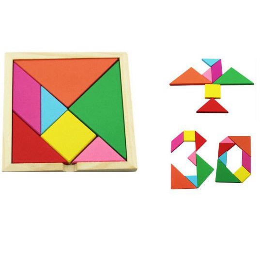 Bộ ghép trò chơi trí uẩn tangram