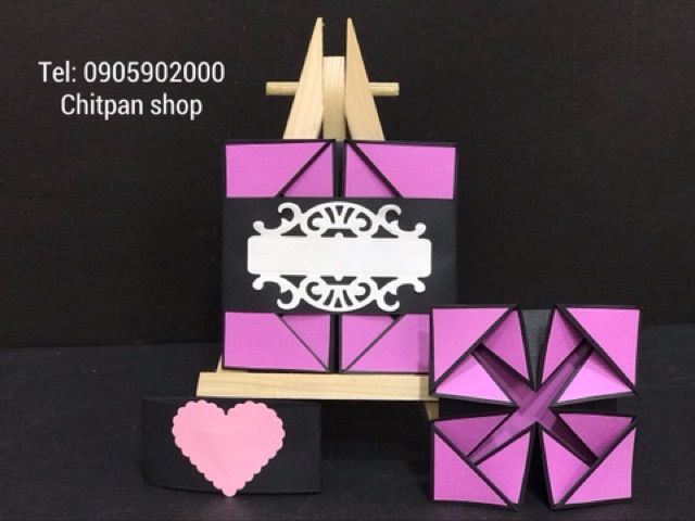 Hiệu ứng scrapbook, love box bán lẻ