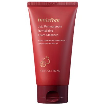 Bộ sản phẩm tinh chất lựu Innisfree Jeju Pomegranate Revitalizing Serum Eye Essence Emulsion Capsule Sleeping Pack