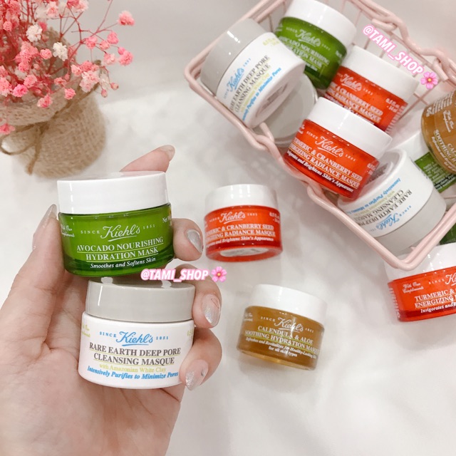 Mặt Nạ Kiehl's Avocado / Rare Earth / Calendula &amp; Aloe / Turmeric &amp; Cranberry