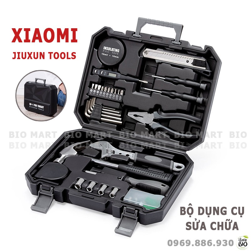Bộ dụng cụ sửa chữa 60 món và 12 món  Xiaomi – Hộp dụng cụ sửa chữa đa năng – Bộ đồ nghề đa năng chống gỉ - BIO211
