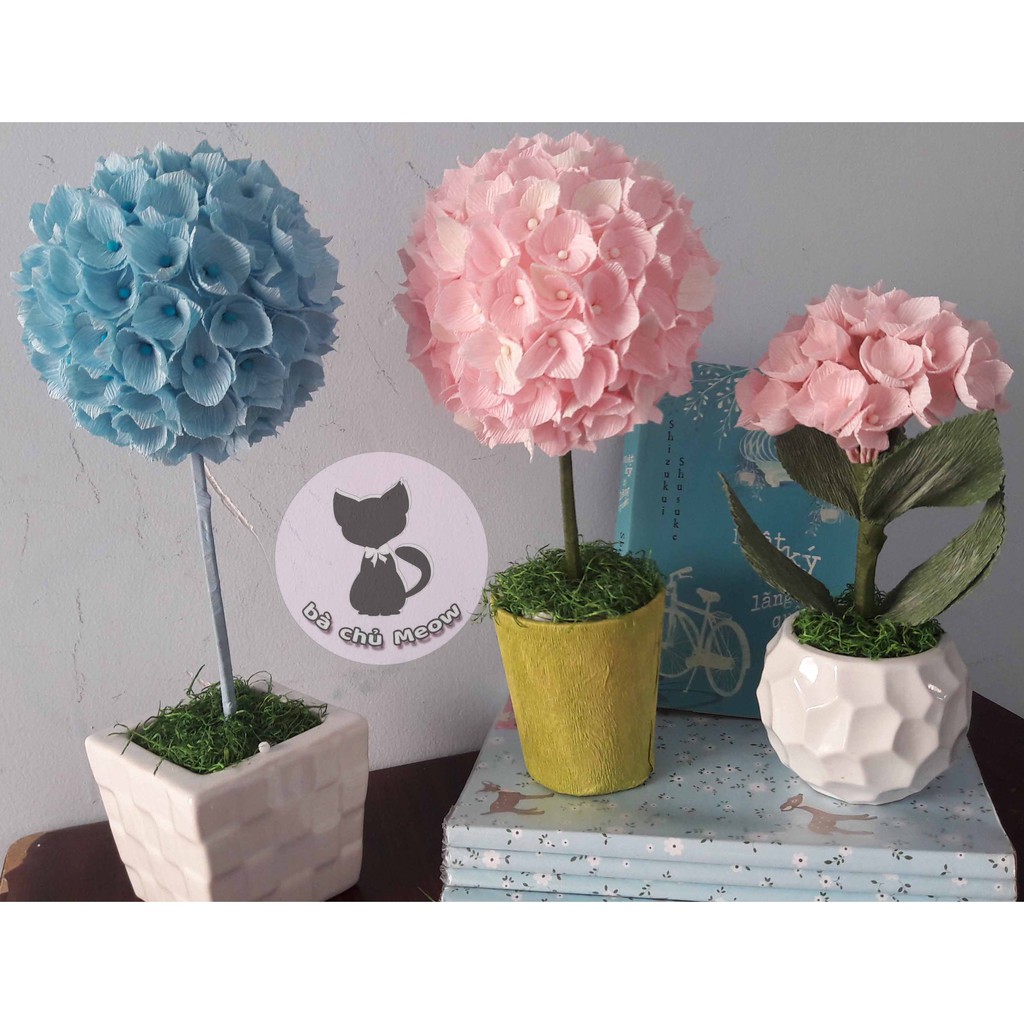 Cánh hoa Cẩm Tú Cầu  giấy nhún