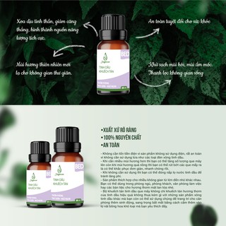 Bộ Khuếch tán hương thơm dành cho phòng Ngủ thư giãn khử mùi giúp ngủ ngon từ tinh dầu thiên nhiên 5ml JULYHOUSE