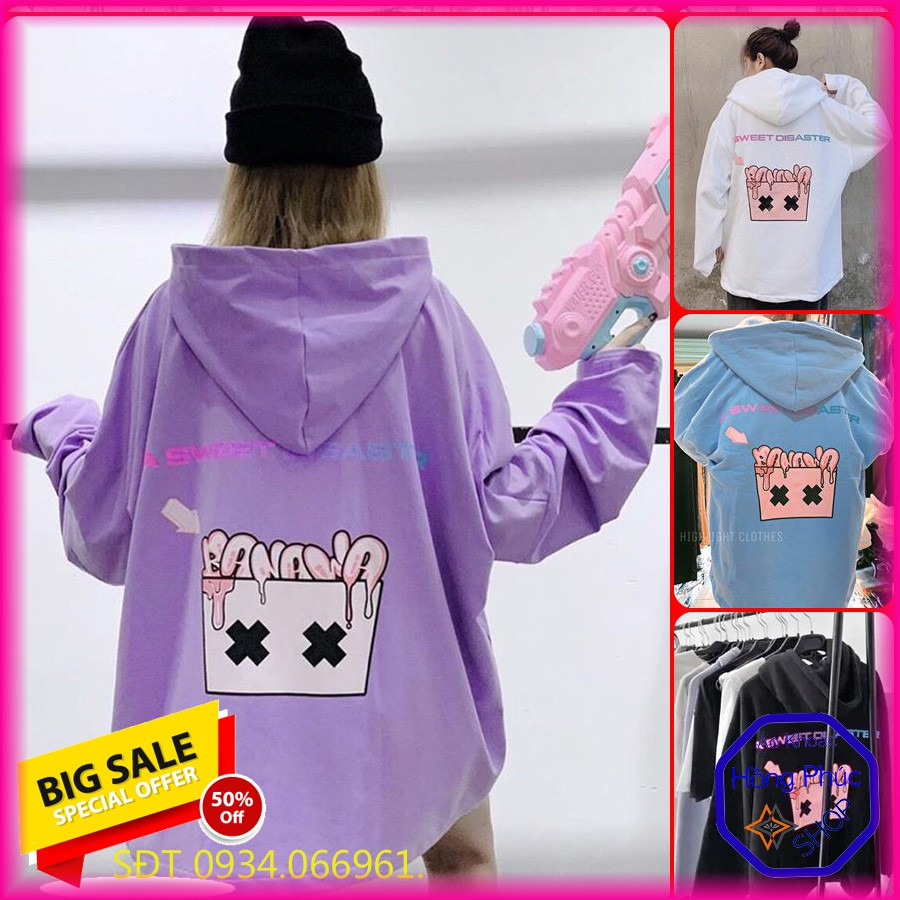 [Giá Sale] ÁO HOODIE NỈ NGOẠI HD1110