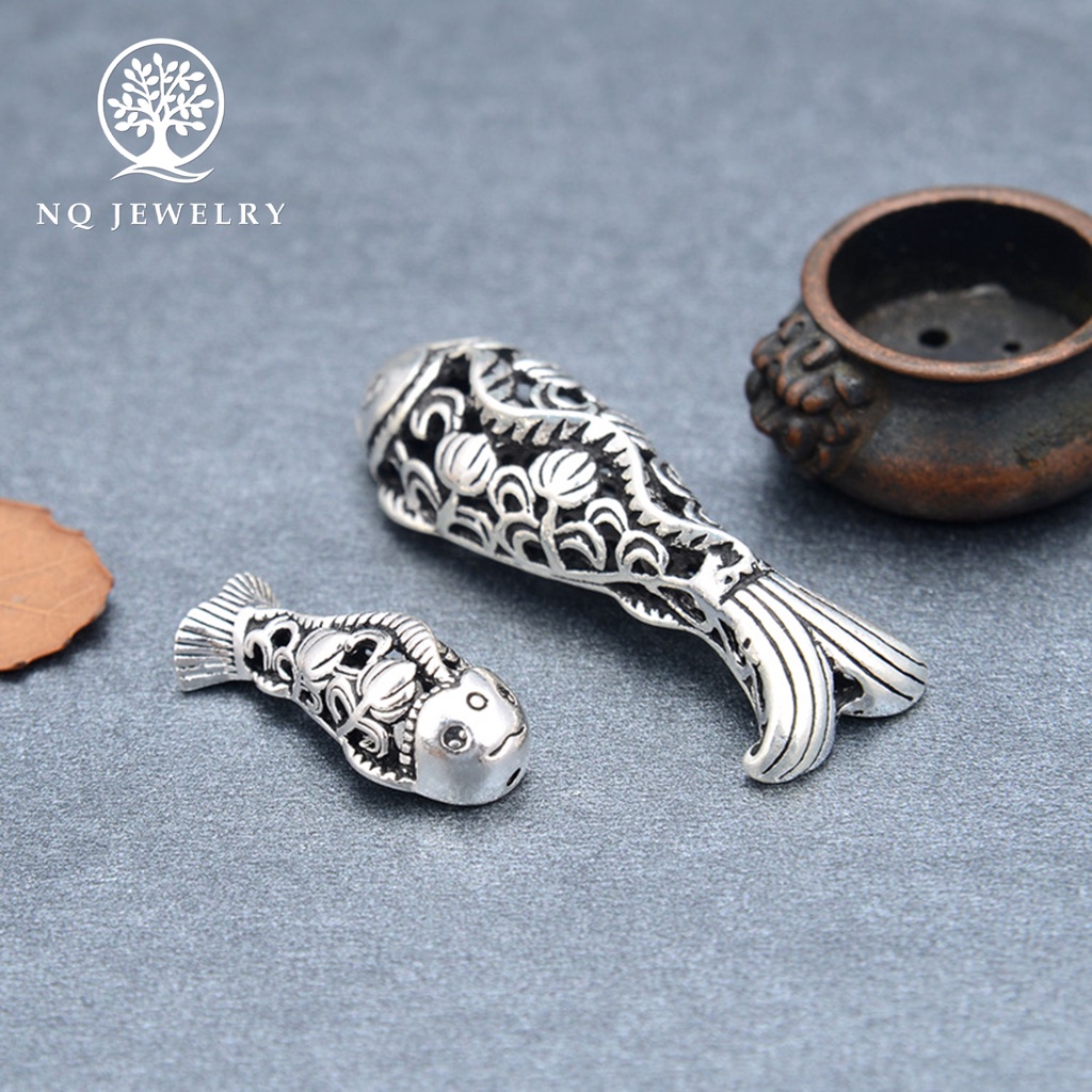 Charm bạc hình con cá - NQ Jewelry