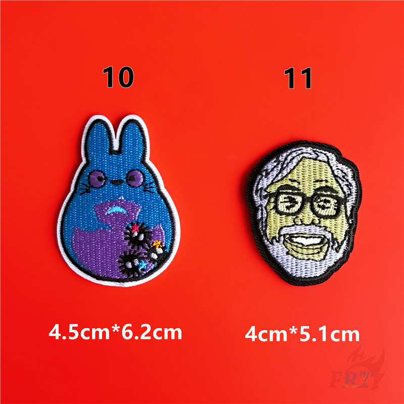 Miếng vá trang trí kiểu ủi thêu hình nhân vật Totoro
