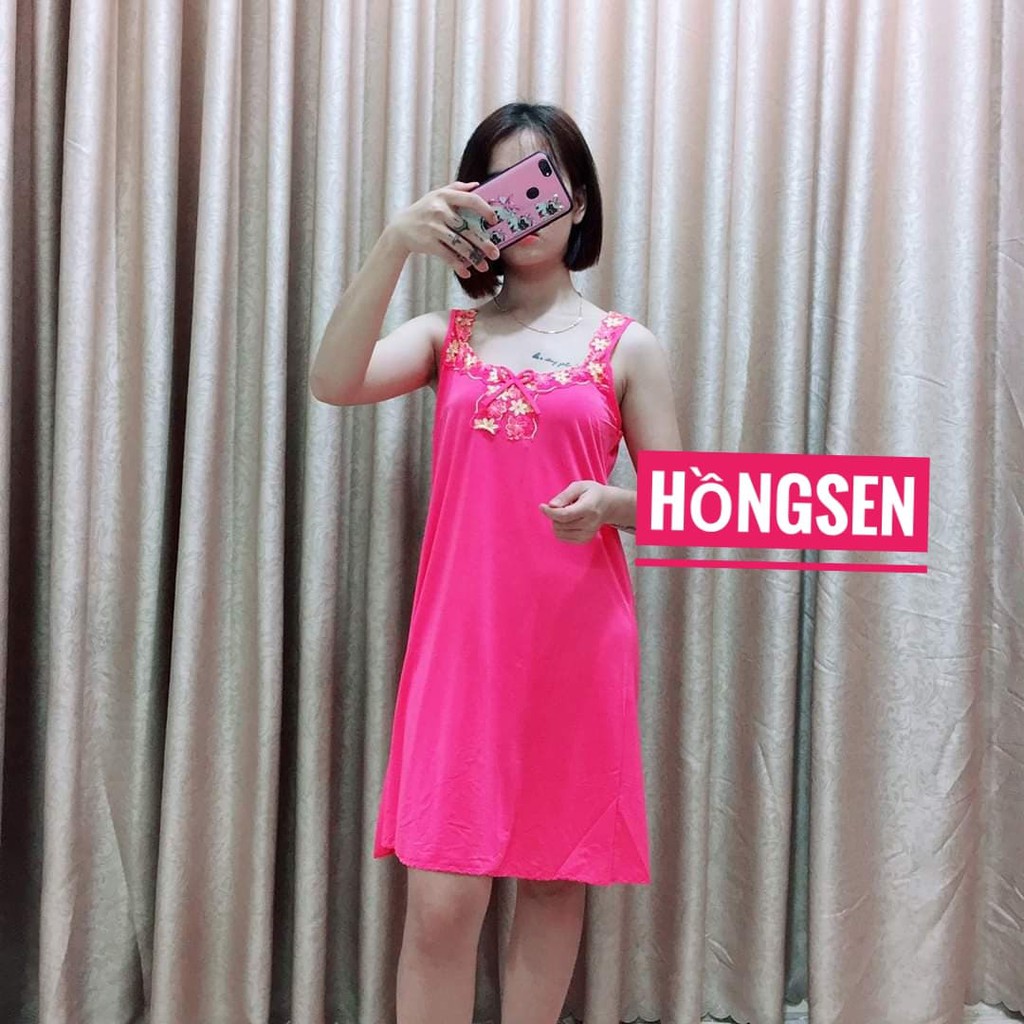 Đầm ngủ thun lạnh Size 3 từ 65_75kg