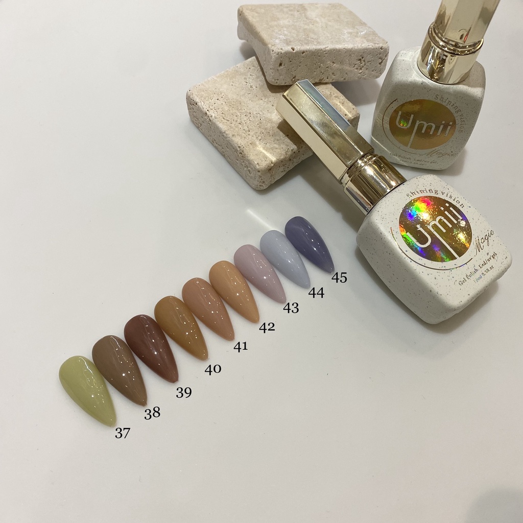 Sơn thạch umi 54m tone màu nhẹ nhàng thanh lịch - Đồ nails Nhật Quyên