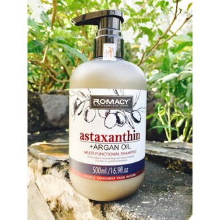 Dầu gội dưỡng sinh ROMACY Astaxanthin Argan Oil 500ml, hàng chính hãng công ty