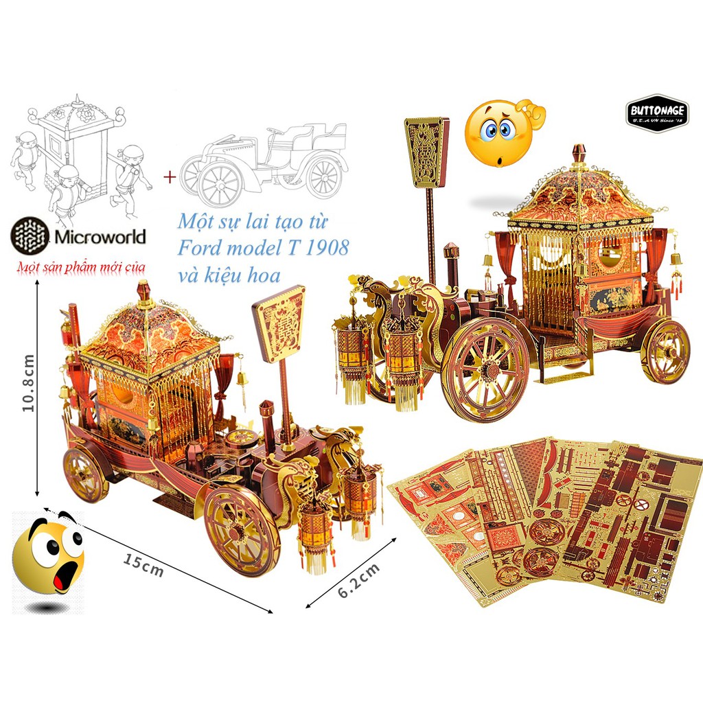 Mô Hình Lắp Ráp 3d Seri Đám Cưới Piececool - MU