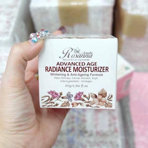 Kem Dưỡng Trắng Da Chống Lão Hóa Rosanna Advanced Age Radiance Moisturizer (50g)