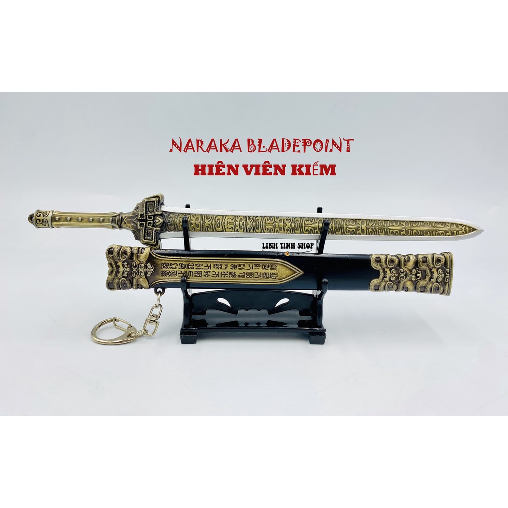 Móc khóa trưng bày Naraka bladepoint Hiên Viên Kiếm Vĩnh kiếp vô gian