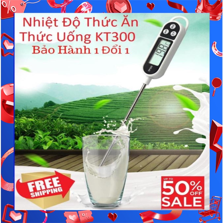 Nhiệt Kế Đo Nước, Phòng Bếp, Cây Đo Nhiệt Độ Cho Bé,Pha Sữa Kt300 (Màu Trắng),