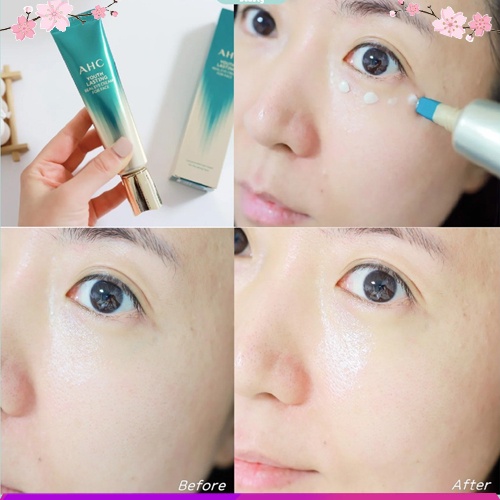 Kem Dưỡng Da Vùng Mắt Và Mặt AHC Ageless Real Eye Cream For Face